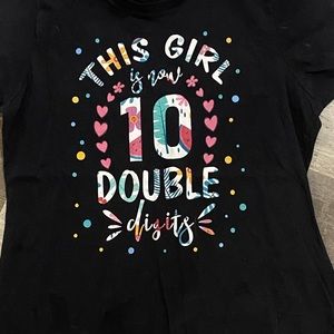 Double digit Birthday shirt 10